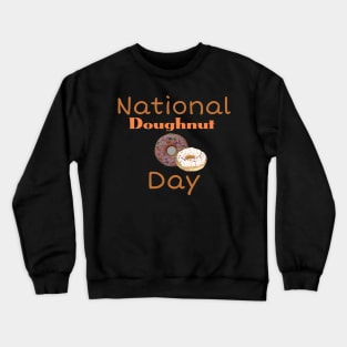 National doughnut day Crewneck Sweatshirt